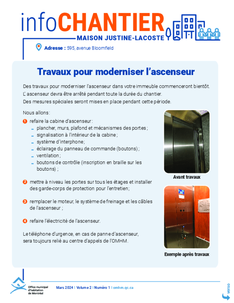 INFOCHANTIER habitations Maison JustineLacoste Office municipal d